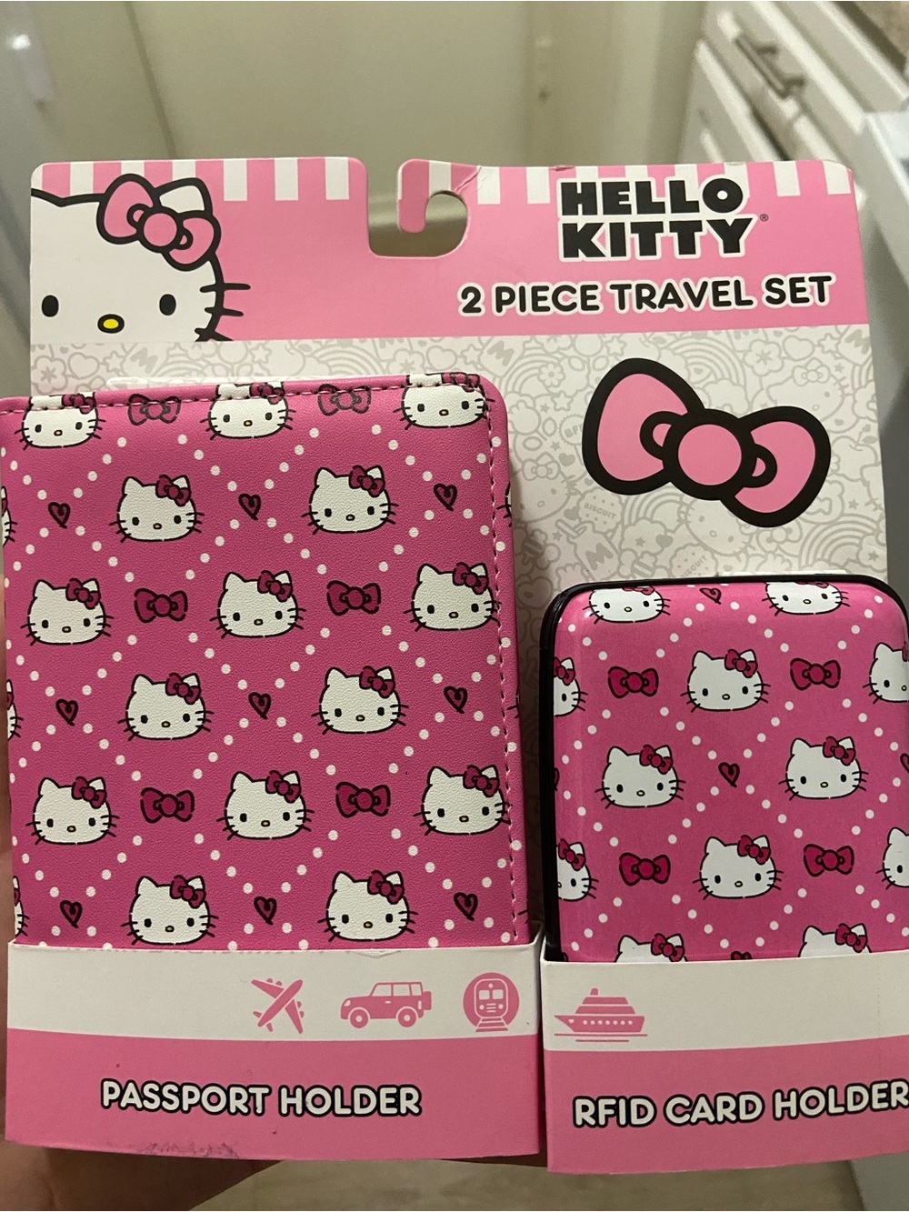 Hello Kitty 2 Piece Travel Set